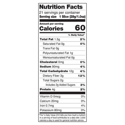 Dave's Killer Bread Powerseed Thin-Sliced, Seeded Organic Bread, 20.5 oz Loaf