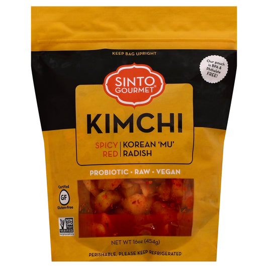 Sinto Gourmet Kimchi 16 oz - Red