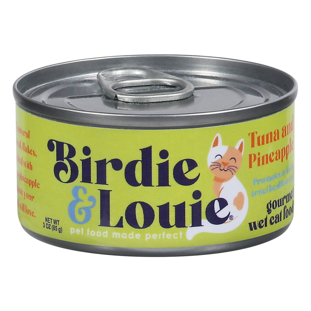 Birdie & Louie Gourmet Tuna and Pineapple Wet Cat Food 3 oz