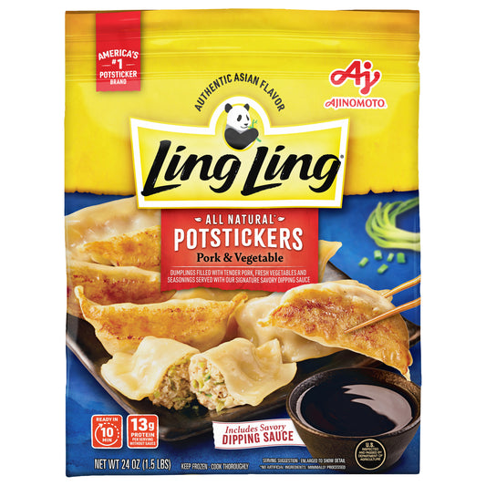 Ling Ling Pork & Vegetable Potstickers 24 oz