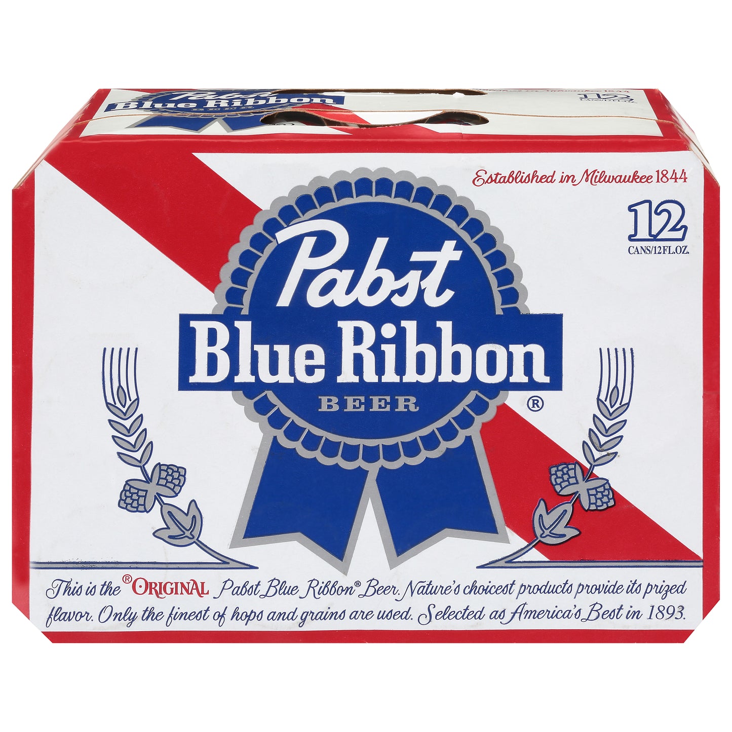 Pabst Blue Ribbon Beer 12 - 12 fl oz Cans