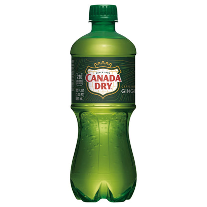 Canada Dry Ginger Ale Soda, 20 fl oz bottle