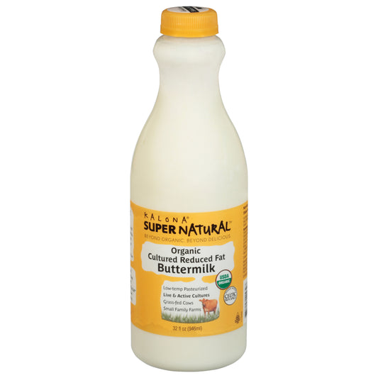 Kalona Super Natural Organic Cultured Reduced Fat Buttermilk 32 fl oz
