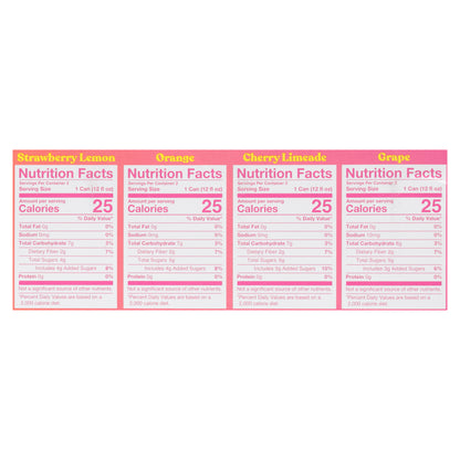 Poppi Assorted Prebiotic Soda Variety Pack 8 - 12 fl oz Cans