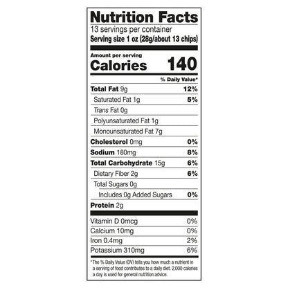 Kettle Brand Sea Salt & Vinegar Potato Chips Party Size 13 oz