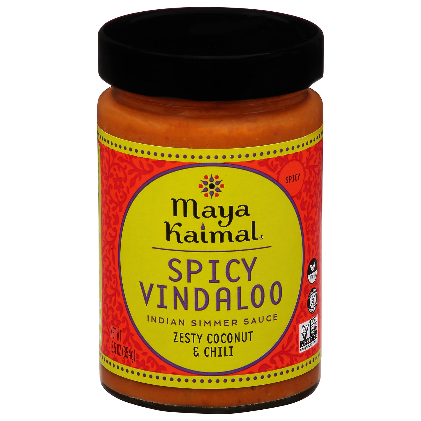 Maya Kaimal Spicy Vindaloo Indian Simmer Sauce 12.5 oz