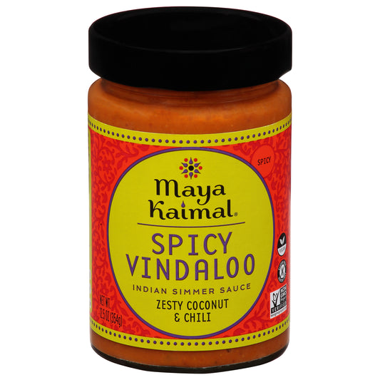 Maya Kaimal Spicy Vindaloo Indian Simmer Sauce 12.5 oz
