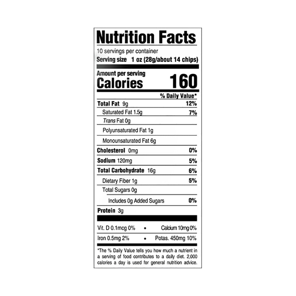 Boulder Canyon Avocado Oil Classic Sea Salt Canyon Cut Kettle Style Potato Chips 10 oz