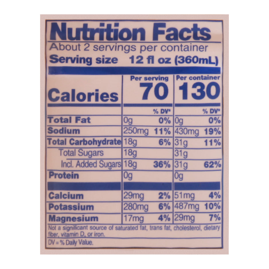 Electrolit Premium Hydration Orange Electrolyte Beverage 21 fl oz Bottle