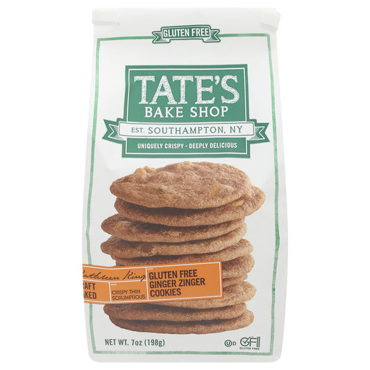 Tate's Bake Shop Gluten Free Ginger Zinger Cookies 7 oz