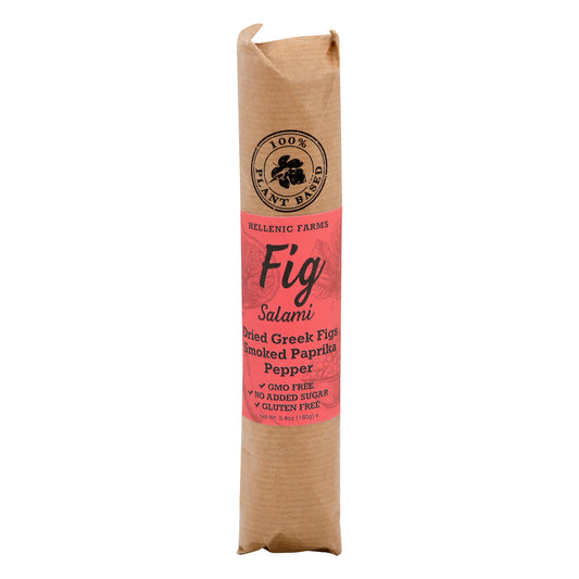 Hellenic Farms Smoked Paprika Pepper Fig Salami 6.4 oz