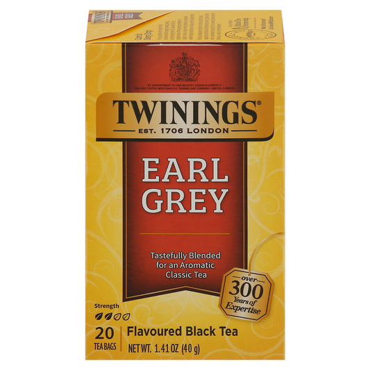 Twinings Flavored Earl Grey Black Tea 20 Tea Bags