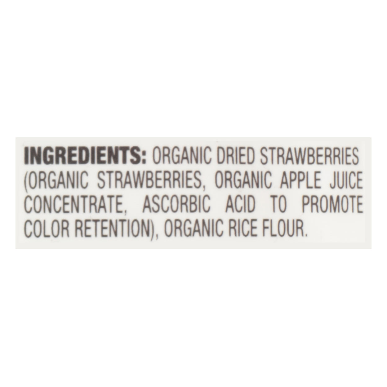 Sunny Fruit Organic Dried Strawberries 5 - 0.7 oz Packs