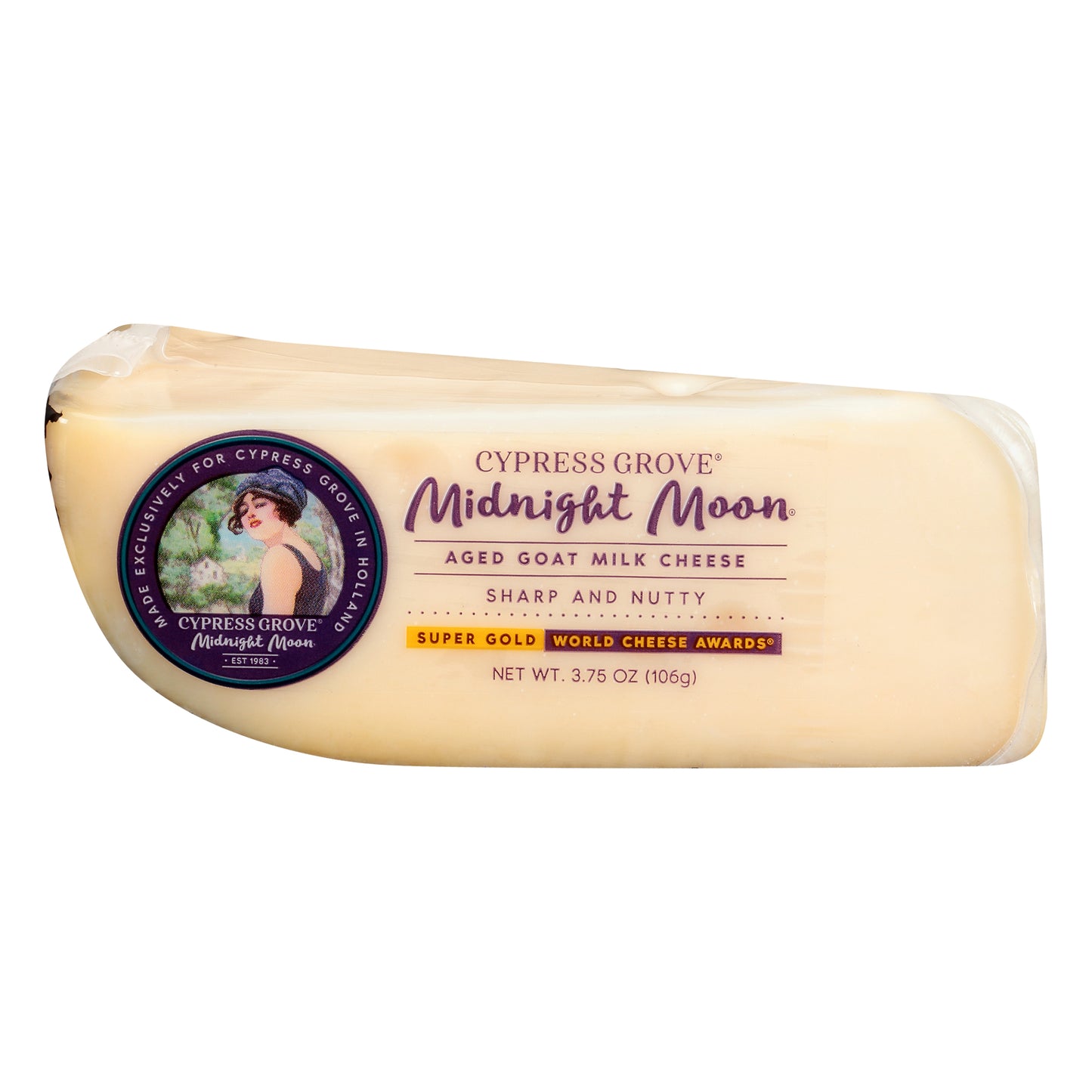 Cypress Grove Midnight Moon Aged Goat Milk Cheese 3.75 oz