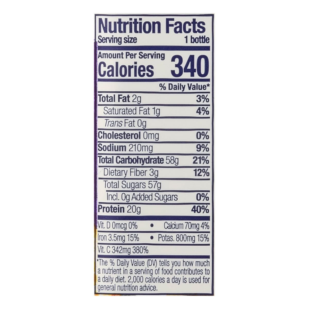 Naked Protein Tropical Juice 15.2 fl oz