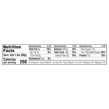 CLIF BAR - Crunchy Peanut Butter - Made with Organic Oats - 11g Protein - Non-GMO - Plant Based - Energy Bar - 2.4 oz.