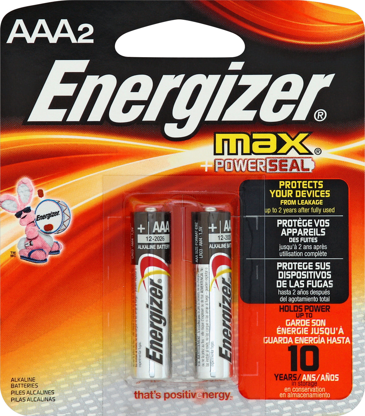 Energizer Alkaline Batteries 2 ea
