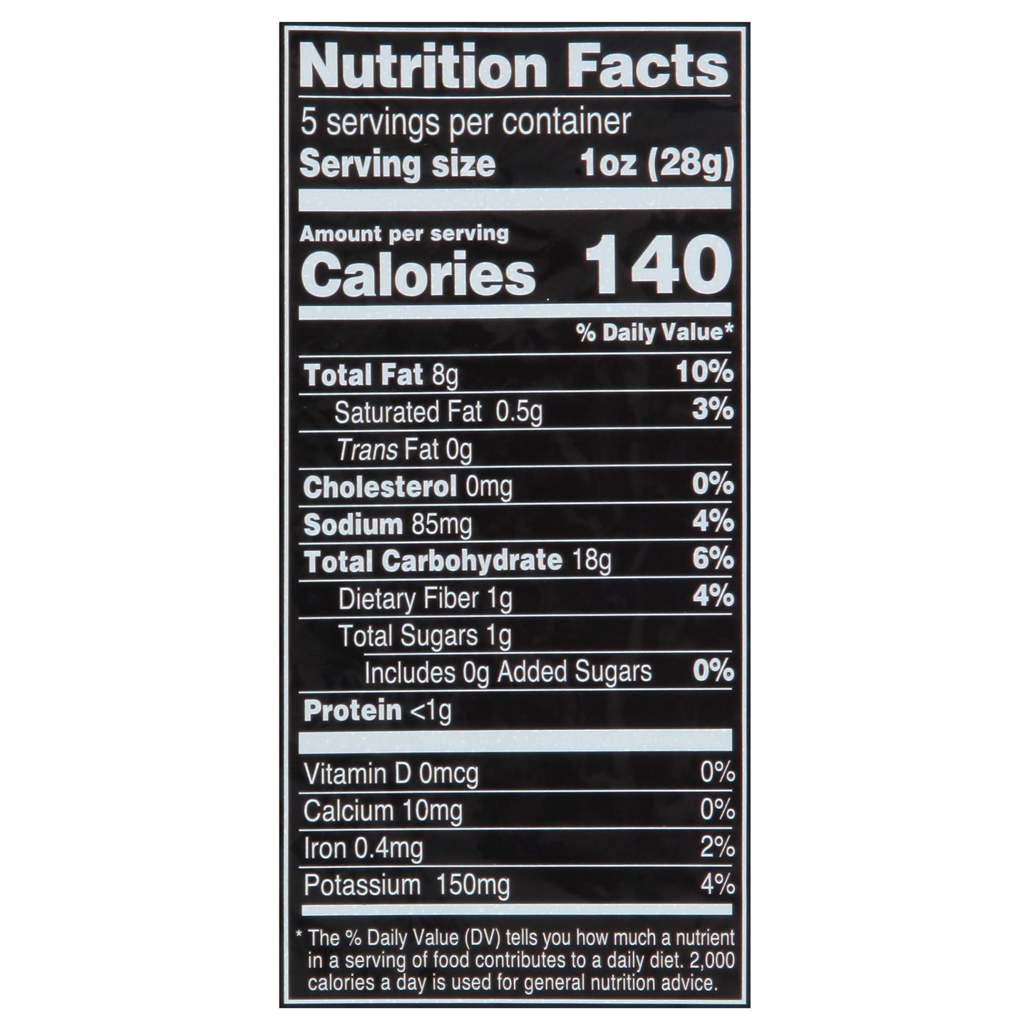 Terra Sea Salt Real Taro Vegetable Chips 5 oz