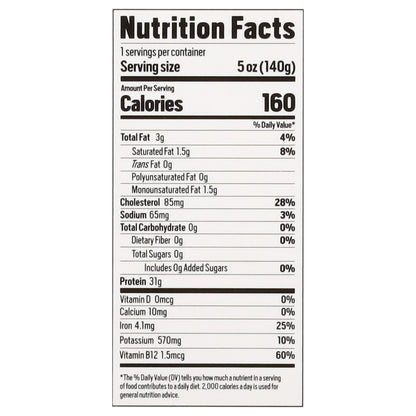 Pre 100% Grass-Fed & Finished Beef Filet Mignon Steak 5 oz