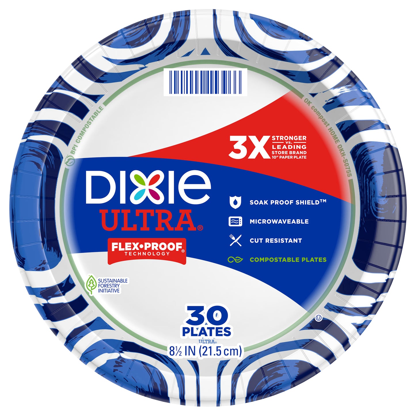 Dixie Ultra 8-1/2 Inch Plates 30 ea