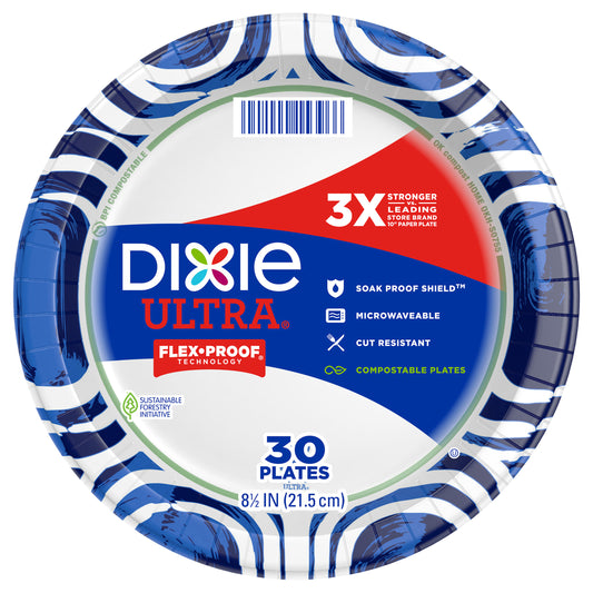 Dixie Ultra 8-1/2 Inch Plates 30 ea