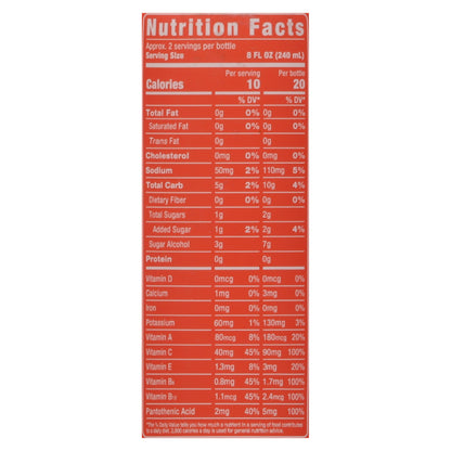 Roar Complete Hydration Organic Georgia Peach Vitamin Enhanced Beverage 18 fl oz