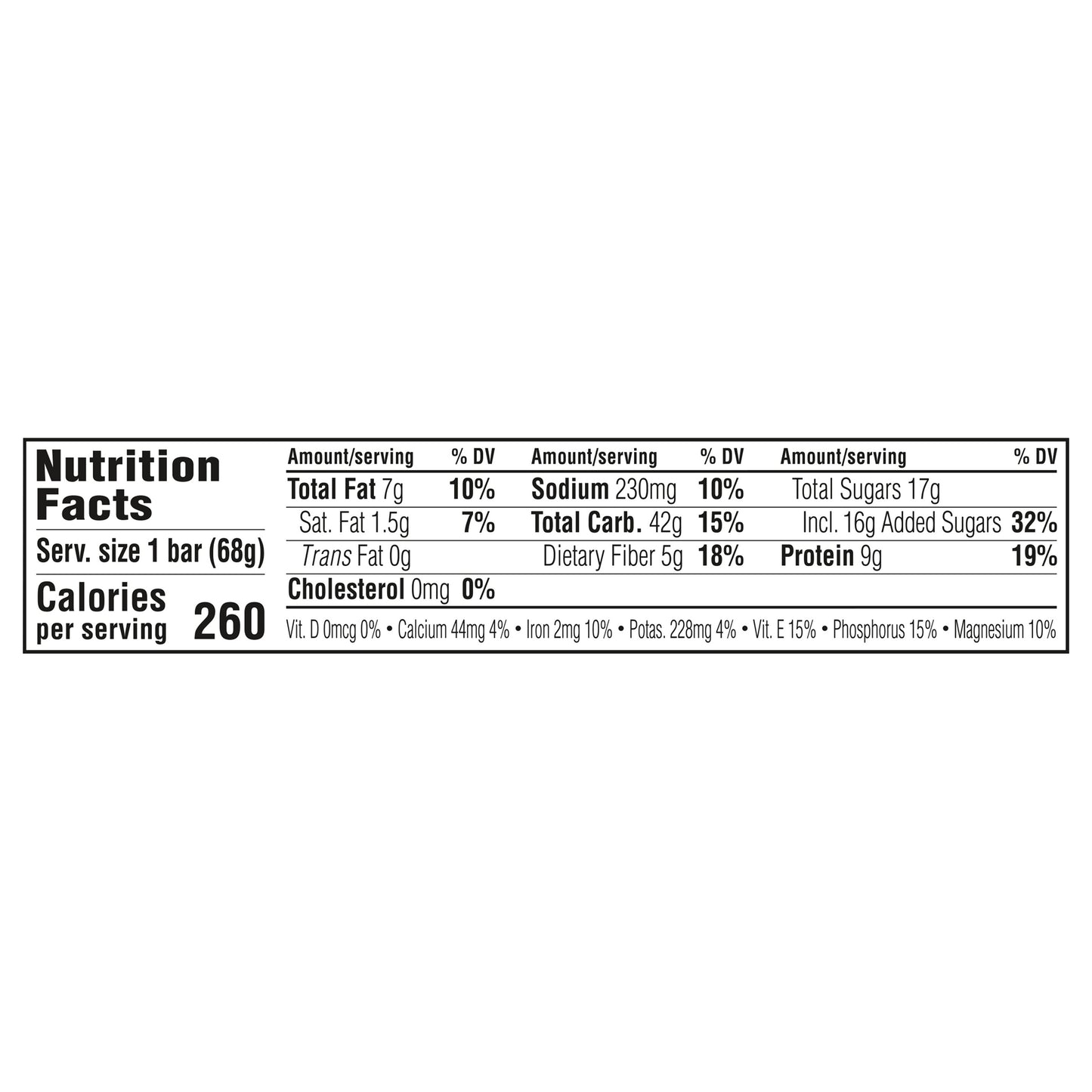 CLIF BAR - White Chocolate Macadamia Nut Flavor - Made with Organic Oats - Energy Bars - Non-GMO - Plant Based Protein Bars (1 Count)