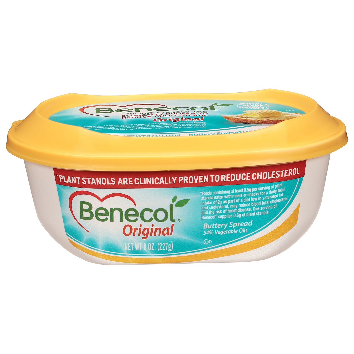 Benecol Original 54% Vegetable Oils Buttery Spread 8 oz