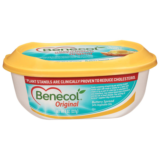 Benecol Original 54% Vegetable Oils Buttery Spread 8 oz