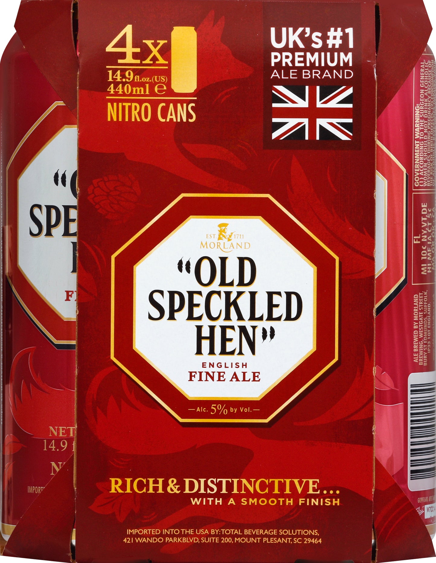 Old Speckled Hen Beer 4 ea
