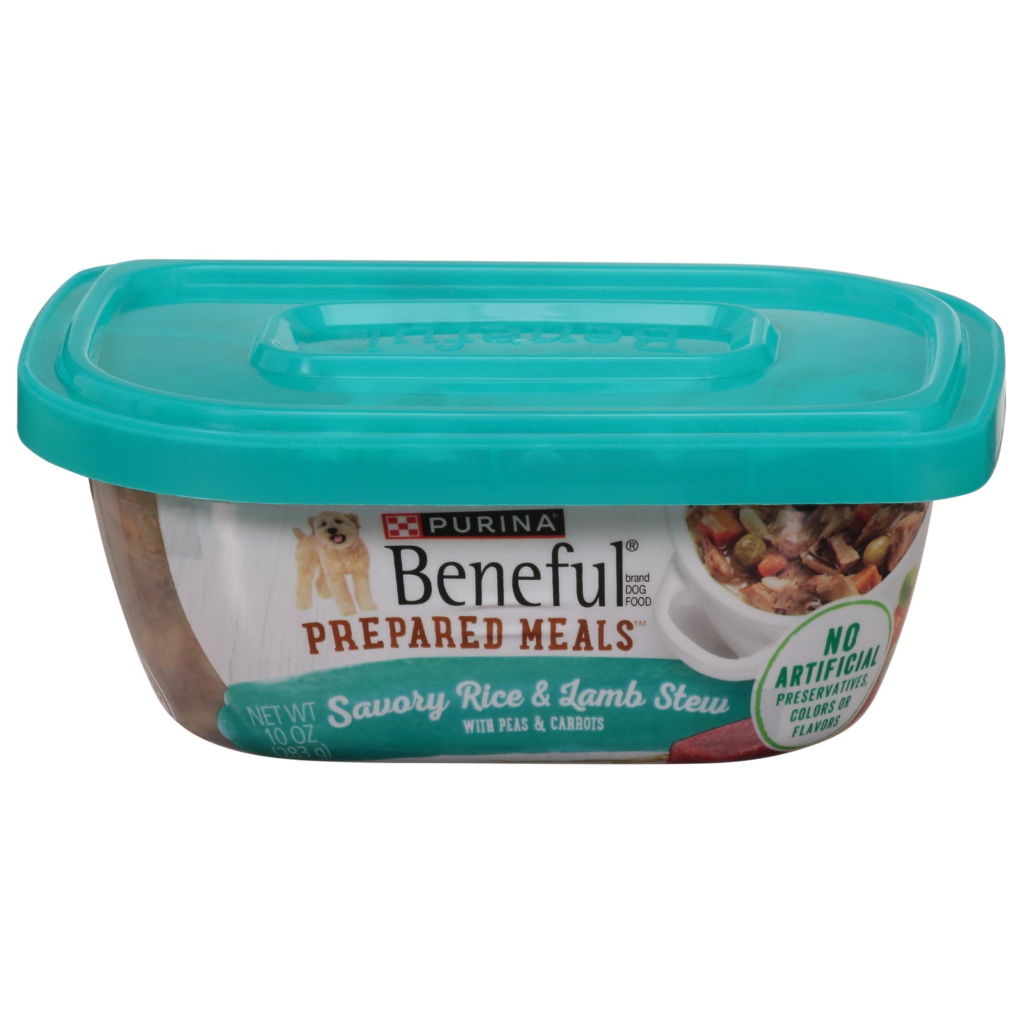 Beneful Prepared Meals Savory Rice & Lamb Stew with Peas & Carrots Dog Food 10 oz