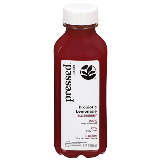 Pressed Juicery Elderberry Probiotic Lemonade 15.2 fl oz