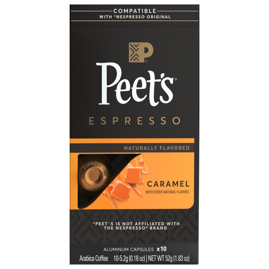 Peet's Coffee, Caramel Light Roast Capsules - 10ct Capsules