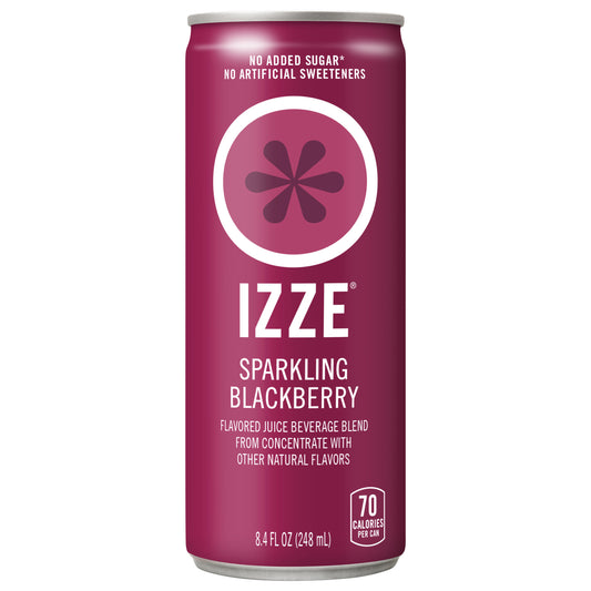 IZZE Sparkling Blackberry Juice Beverage, 8.4 Fl Oz Can