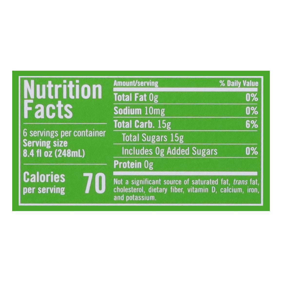 Izze Sparkling Apple Flavored Juice Beverage 6 - 8.4 fl oz Cans