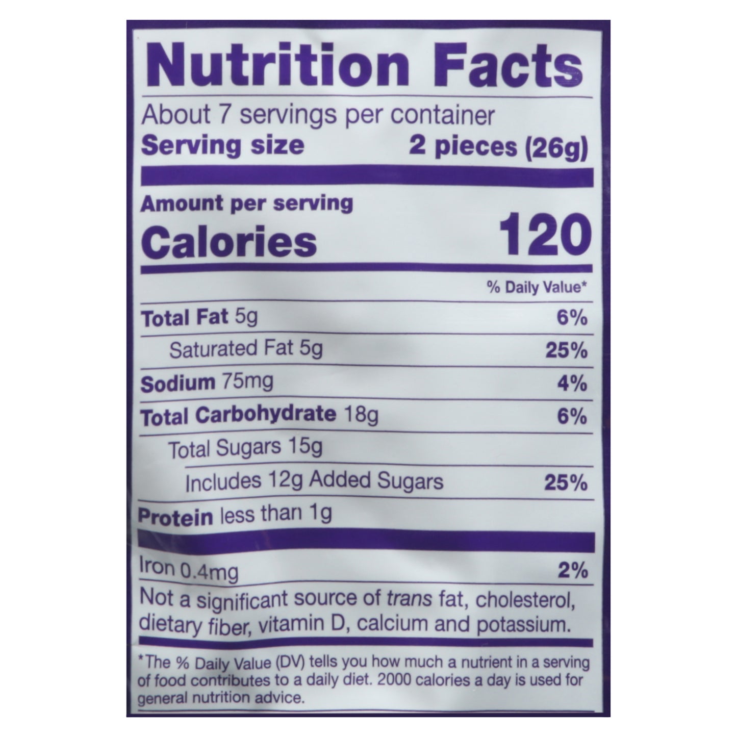 Violet Crumble Bite-Sized Cubes Candy Honeycomb 6 oz