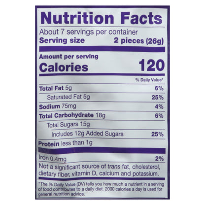 Violet Crumble Bite-Sized Cubes Candy Honeycomb 6 oz