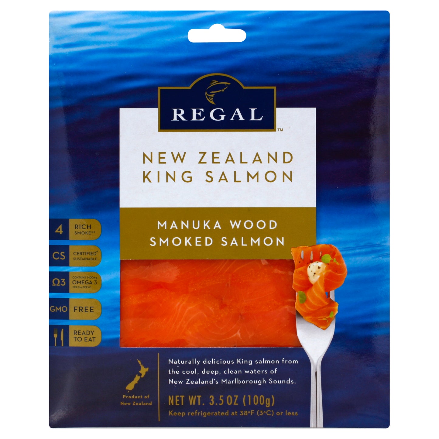 Regal Salmon 3.5 oz - Manuka Wood