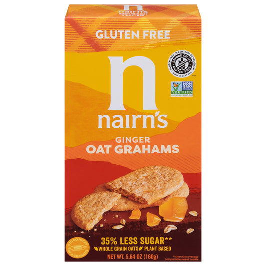 Nairn's Gluten Free Ginger Oat Grahams 4 ea