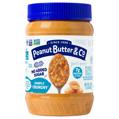 Peanut Butter & Co.® Simply Crunchy™ Peanut Butter Spread 16 oz. Jar