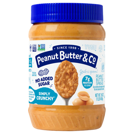 Peanut Butter & Co.® Simply Crunchy™ Peanut Butter Spread 16 oz. Jar