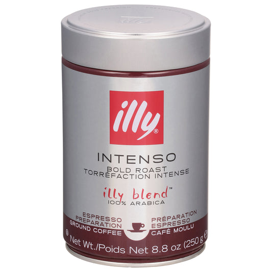 Illy Illy Blend 100% Arabica Ground Bold Roast Intenso Coffee 8.8 oz