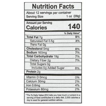 Mi Nina Organic Blue Corn Sea Salt Tortilla Chips 12 oz