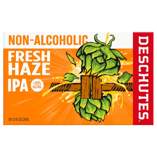 Deschutes Brewery Fresh Haze, Non-Alcoholic IPA, Craft Beer, 0.5%ABV