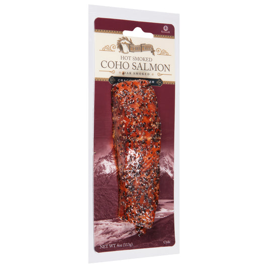 Echo Falls Hot Smoked Cracked Pepper Coho Salmon 4 oz