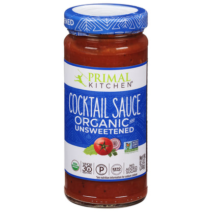 Primal Kitchen Organic and Unsweetened Cocktail Sauce 8.5 oz