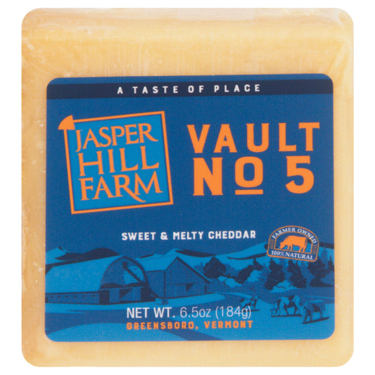 Jasper Hill Farm Vault No. 5 Cheddar Cheese 6.5 oz