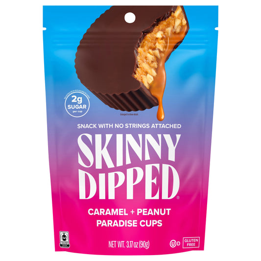 SkinnyDipped Caramel + Peanut Paradise Cups - 3.17oz
