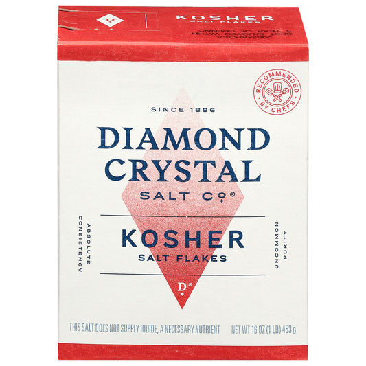 Diamond Crystal Salt Co Kosher Salt Flakes 16 oz