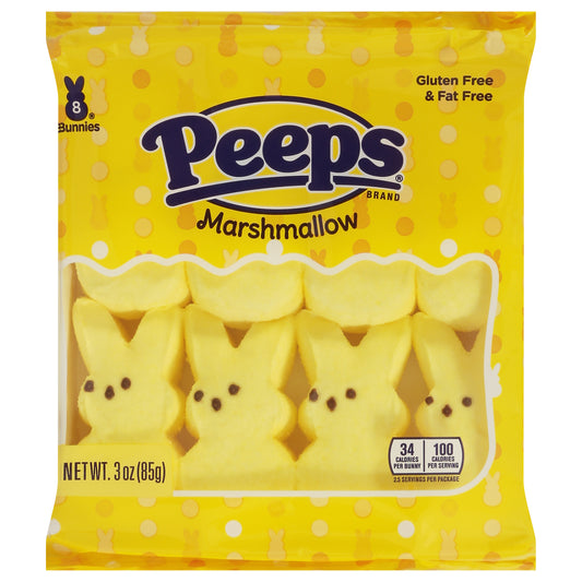Peeps Marshmallow 8 ea - Yellow